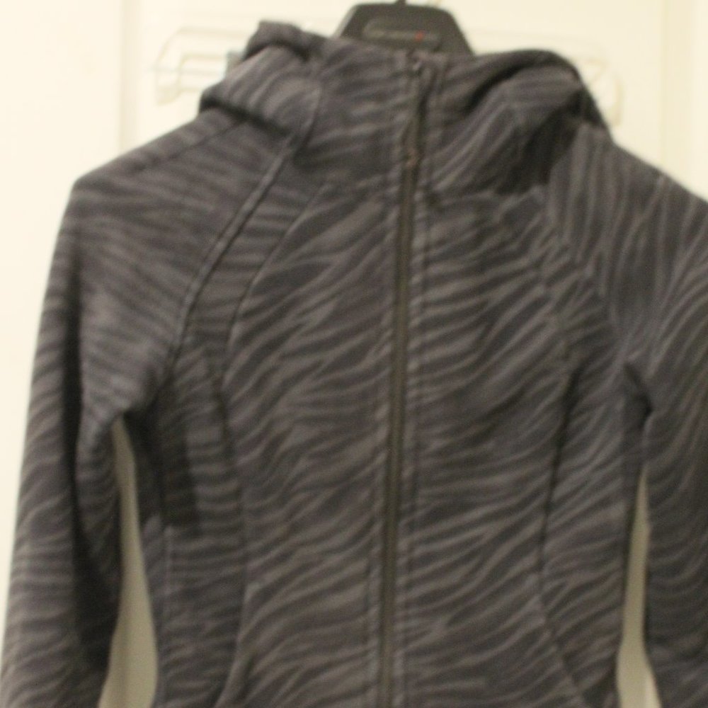Lululemon Zebra Print Fleece Jacket - image 1